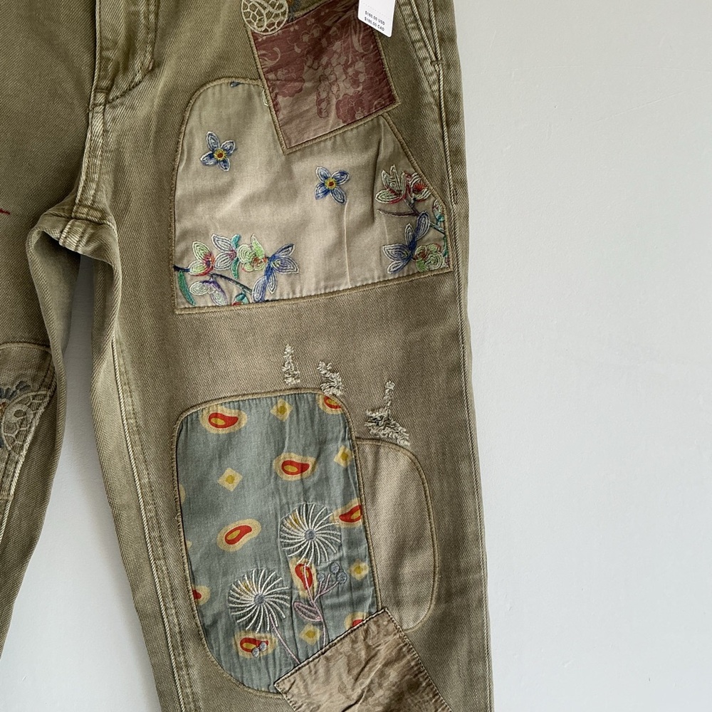 Pilcro The Wanderer Barrel Pants from Anthropologie 27 Boho Distressed High-End - Picture 5 of 8